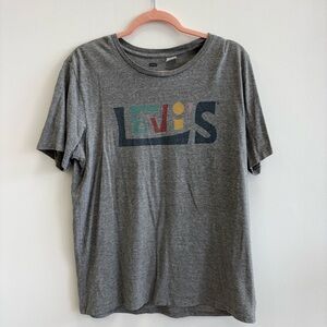 Levi's Multicolor Logo Gray T-Shirt